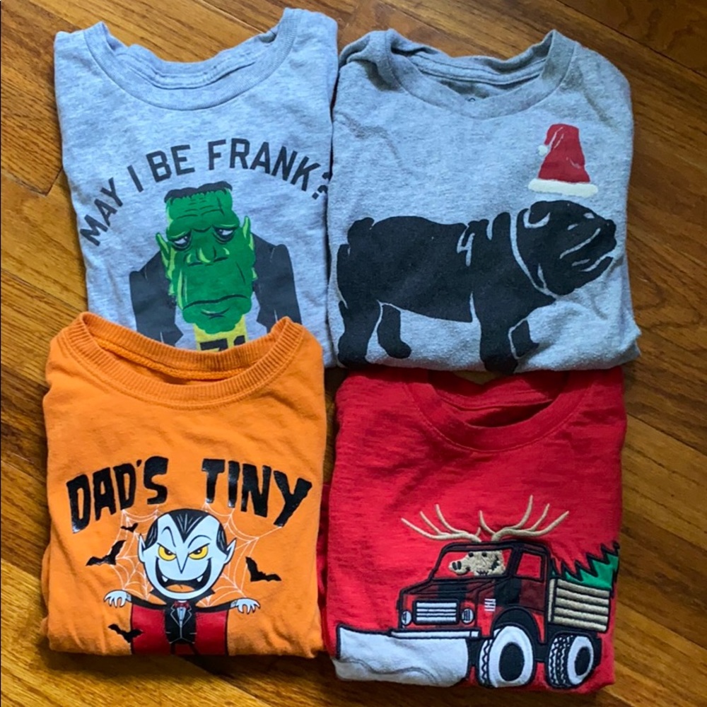 Holiday boys shirts